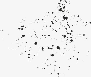 黑色飞溅颜料免抠