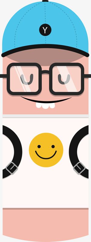 卡通手指印花免抠png插画免抠