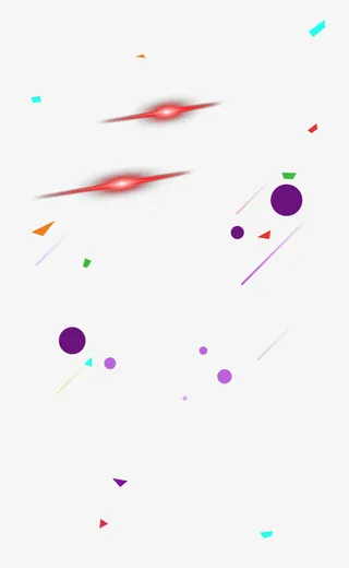 双十一漂浮花瓣线条免抠