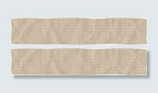 格子纸张素材免抠