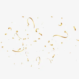 金色的彩带爸免抠