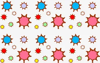 矢量花纹底纹免抠