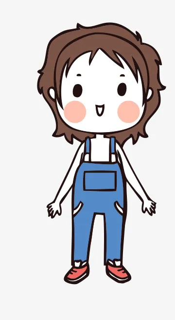 人物手绘插画可爱素材55免抠