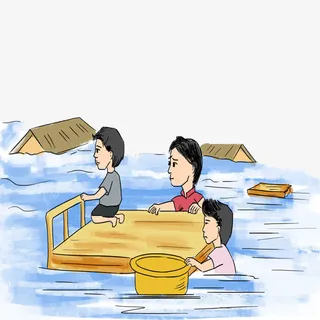 自然灾害之水灾免抠