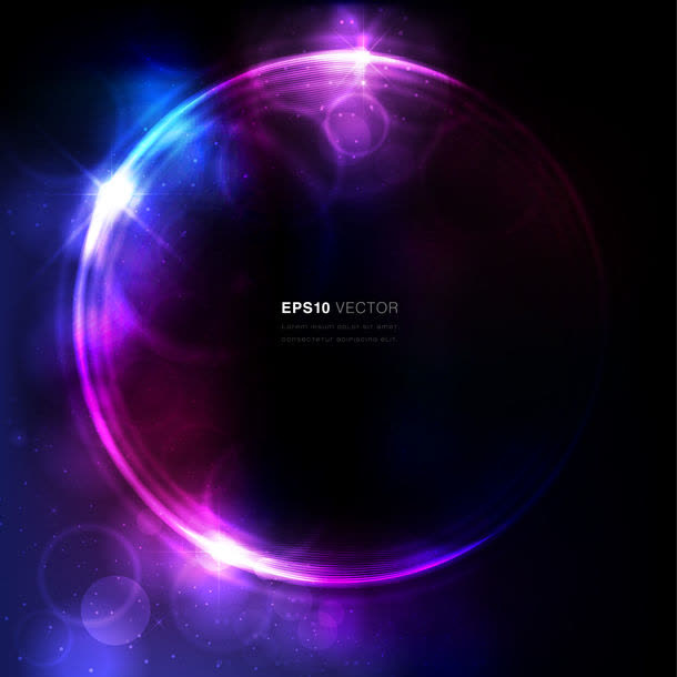 梦幻炫光背景免抠