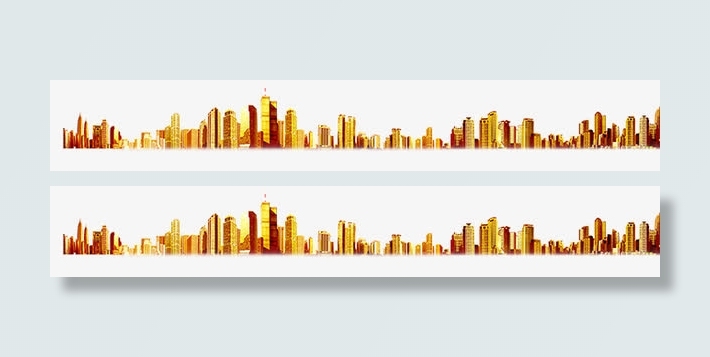 金融商业城市免抠