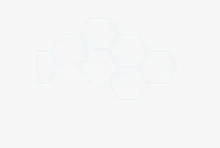 蓝色简约蜂窝格免抠