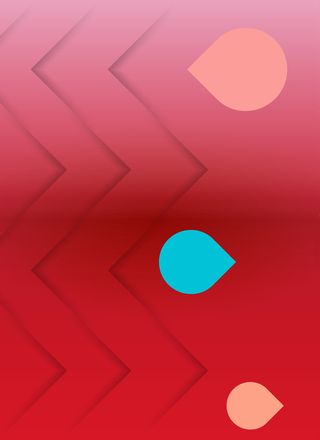 红色渐变曲线几何质感封面背景高清