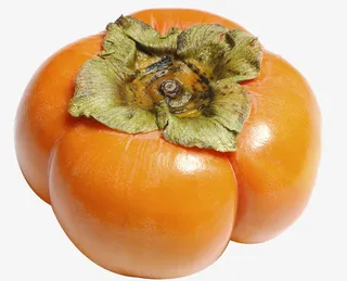 一个成熟的柿子免抠