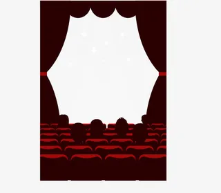 电影院观众席免抠