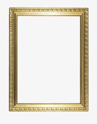 欧式金属边框图案免抠