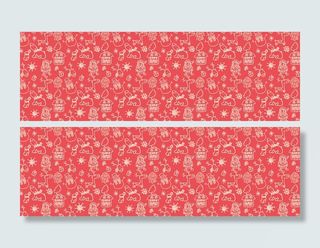 卡通手绘圣诞元素底纹高清