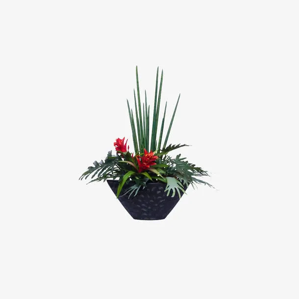 欧美流行插花 绿植物 鲜花软装免抠