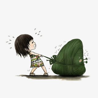 拉粽子的小女哈免抠