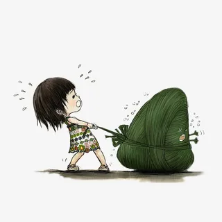 拉粽子的小女哈免抠