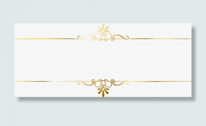 金色闪耀框架免抠