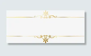 金色闪耀框架免抠