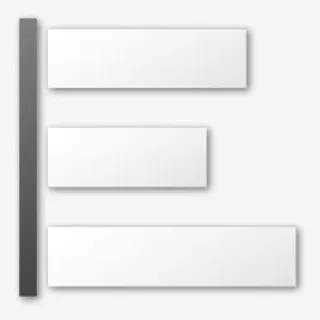 灰色柱条状图统计图标免抠