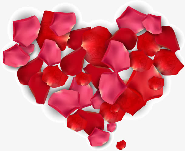 花瓣桃心免抠