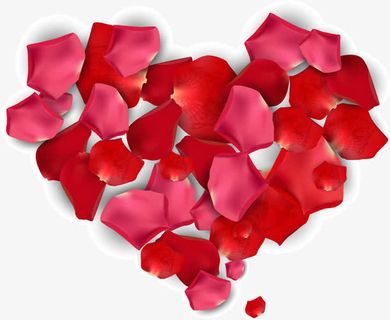 花瓣桃心免抠