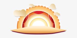 双十一活动舞台免抠