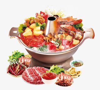 火锅食材肉类涮火锅美食免抠
