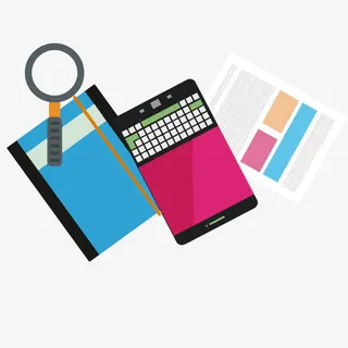 矢量统计模型纸张免抠