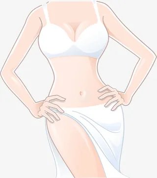 矢量手绘性感身体免抠