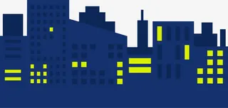 矢量扁平化城市免抠