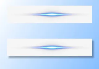 蓝色炫光发光特效装饰免抠