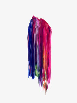 竖线创意油漆色块免抠