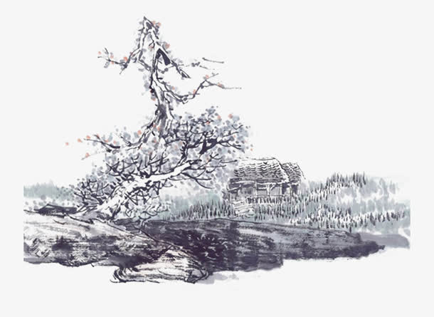 雪景免抠