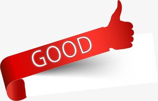 红色大拇指标签免抠