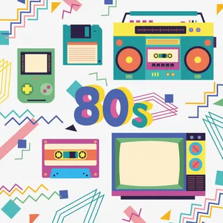 矢量80’年代免抠