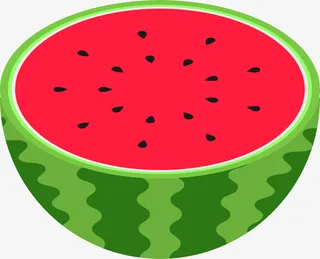 冰镇西瓜 清凉一夏免抠