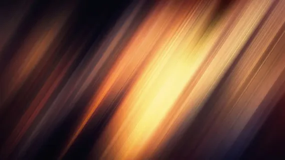 动感炫酷黄橙线条光效免抠