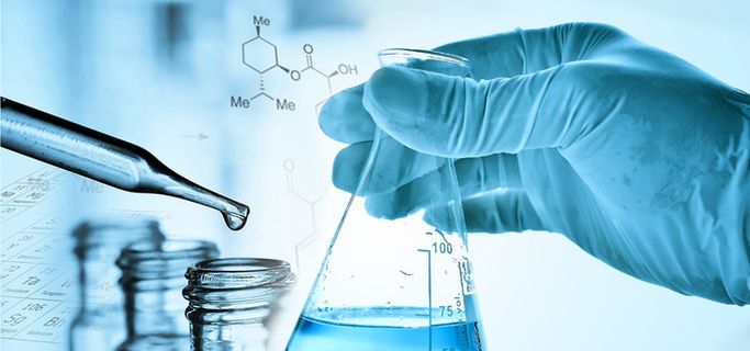 试管科技技术器械科技蓝色海报背景高清