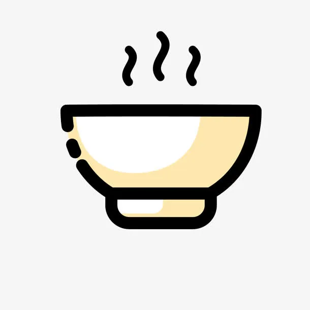 灰色饭碗免抠