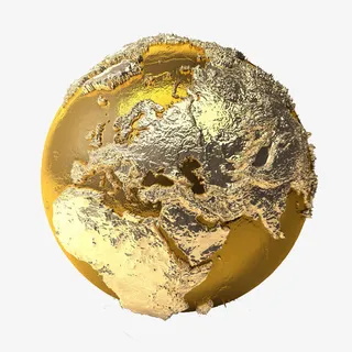 金属地球仪免抠