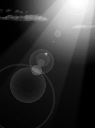 黑灰色光效光线壁纸免抠