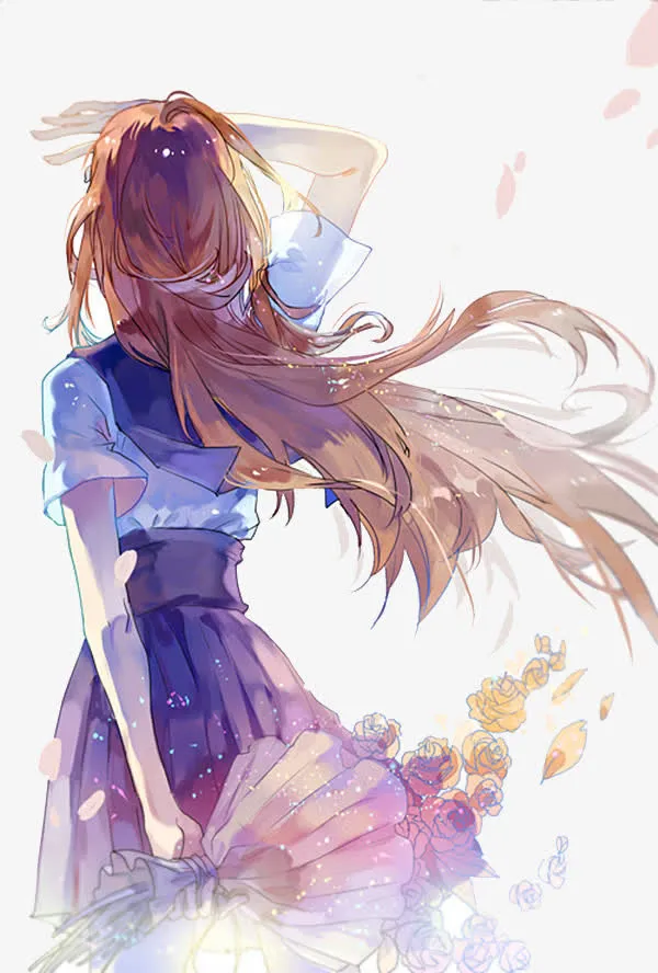 动漫美女免抠