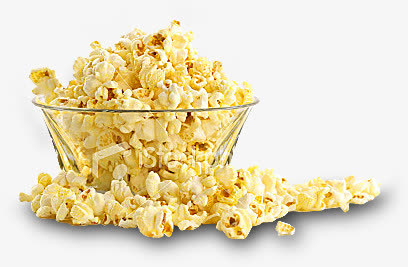 香脆好吃的爆米花免抠