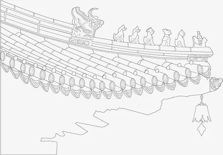 屋檐png元素免抠