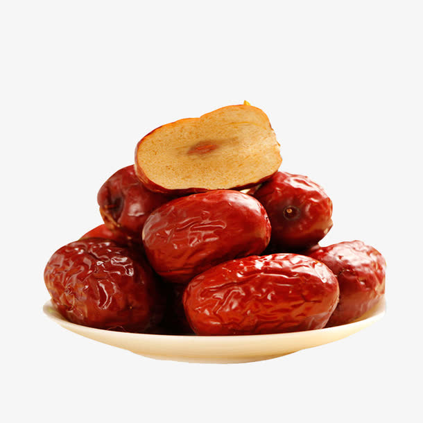 实物小枣一盘免抠