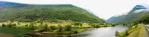 山峡之间的河流全景高清摄影图片免抠