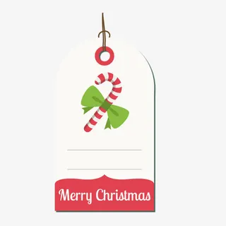 圣诞礼物标签免抠