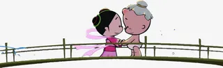 七夕情人节卡通喜鹊桥免抠
