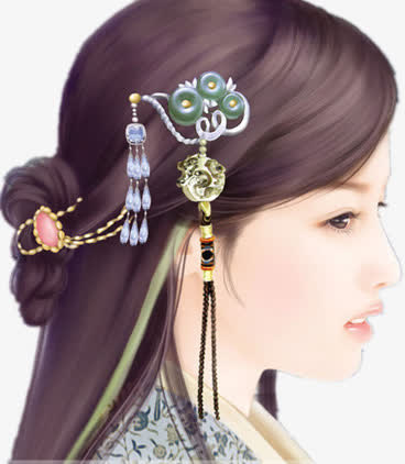 古代美女免抠