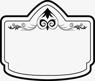 法式花纹边框图片免抠