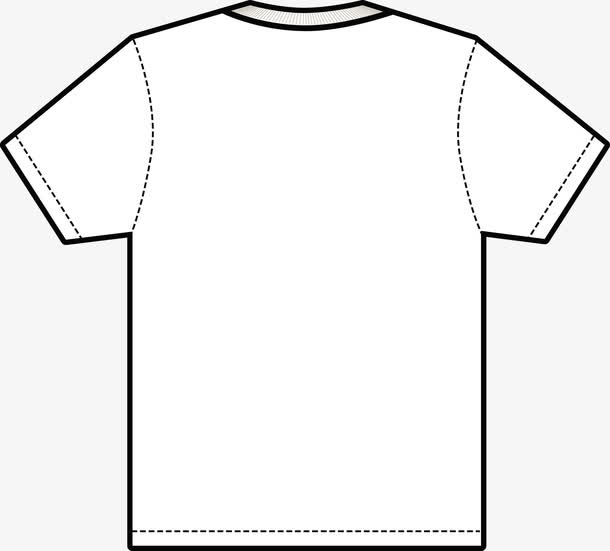 短袖服装背面png图免抠